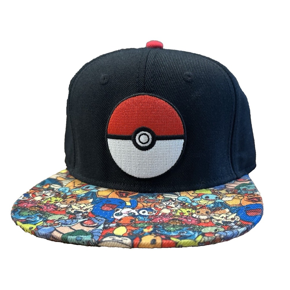 2015 Pokemon Hat Cap Adult Game Freak Baseball Snapback Nintendo OSFM